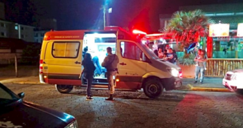 Em Tijucas bandido invade lanchonete e assalto termina com cliente baleado