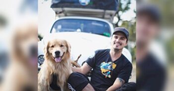 Cão Shurastey, companheiro de viagem de jovem catarinense, também morreu em acidente nos EUA