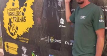Representante de Itapema participa de Congresso Nacional de Trilhas em Goiânia (GO)