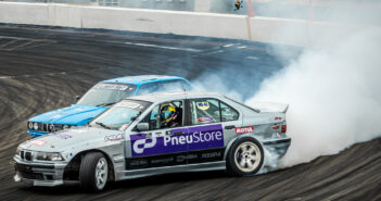 Juninho e o pai Márcio Kabeça sobem novamente ao pódio na etapa nacional do Ultimate Drift 2022