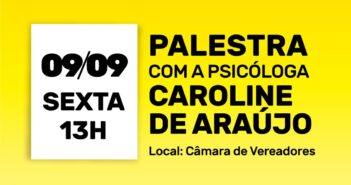 Programação do Setembro Amarelo terá palestra com psicóloga