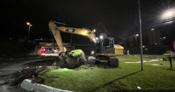 Iniciam obras para alteração de trânsito na região do túnel de ligação entre os bairros Jardim Praiamar e Meia Praia