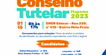 Eleição do Conselho Tutelar de Itapema será no dia 01 de Outubro