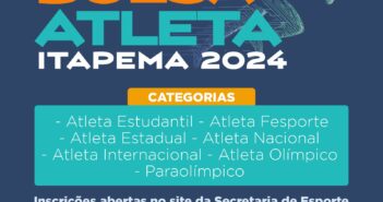Inscrições abertas para o Bolsa Atleta 2024