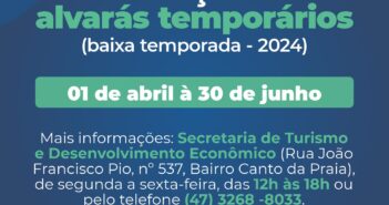 Iniciado o prazo para renovação do alvará temporário