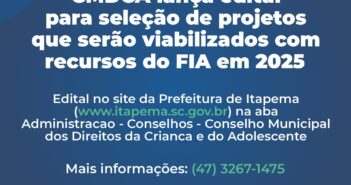 CMDCA lança edital para seleção de projetos que serão viabilizados com recursos do FIA em 2025