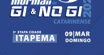 Itapema será sede da 2ª Etapa do Circuito Catarinense Mormaii de Jiu-Jitsu