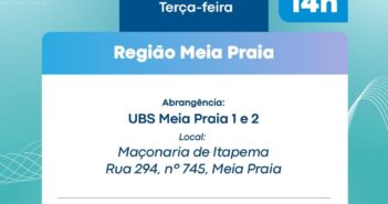 Pré-Conferência da Saúde da Região Meia Praia acontece nesta terça-feira (01/07)